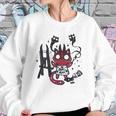 Kawaii Pastel Goth Art Devilish Cute Cat Demon Painting Sweatshirt Gifts for Her