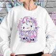 Kawaii Pastel Goth Cute And Creepy Axolotl Knife Sweatshirt Gifts for Her