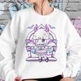 Kawaii Pastel Goth Cute Creepy Girl And Bats Sweatshirt Gifts for Her