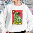 Keith Haring Funny Lady Liberty Sweatshirt Gifts for Her