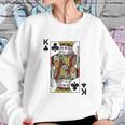 King Of Clubs Blackjack Cards Poker 21 K Sweatshirt Gifts for Her