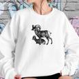 Majestic Bighorn Sheep Print Sweatshirt Gifts for Her