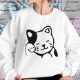 Maneki Neko Shirt Asian Good Luck Cat Sweatshirt Gifts for Her