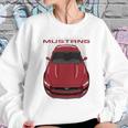 Mustang S550 Gt Ruby Red Sweatshirt Gifts for Her