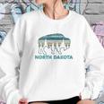 North Dakota Bison Vintage American Buffalo Souvenir Gift Sweatshirt Gifts for Her