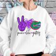 Peace Love Gators Crocodile Lovers Alligator Sweatshirt Gifts for Her