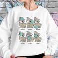 Pug Dog Wearing Face Social Distancing Gift Sweatshirt Gifts for Her