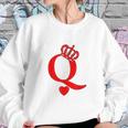 Queen Of Hearts King Of Hearts Playing Cards Deck Of Cards Sweatshirt Gifts for Her