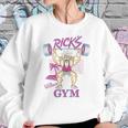 Rick Morty Ricks Gym Neon Beach Sweatshirt Gifts for Her