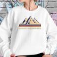 Rocky Mountains Retro Nature British Columbia Sweatshirt Gifts for Her