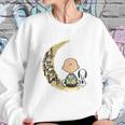 Snoopy Charlie Brown Autism I Love You To The Moon Back Sweatshirt Gifts for Her