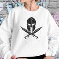 Spartan Helmet Crossed Swords Sweatshirt Gifts for Her