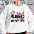 Stressed Blessed True Crime Obsessed True Crime Junkie Sweatshirt Gifts for Her