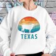 Texas Longhorn Cow Vintage Texan Cattle Herd Retro Sweatshirt Gifts for Her