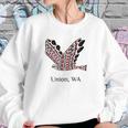 Union Wa Red Tail Hawk Native American Indian Sweatshirt Gifts for Her