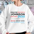 Vote The Rock 2020 President Dwayne Johnson Election Black T-Shirt Sweatshirt Gifts for Her