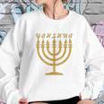 Yahshua Menorah Hebrew Israelite Yahweh Yeshua Torah Sweatshirt Gifts for Her