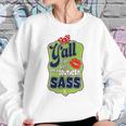 Yall Can Kiss My Southern Sass Southern Charm Collection On A Coral Sweatshirt Gifts for Her