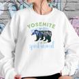 Yosemite National Park Half Dome Bear Sweatshirt Gifts for Her