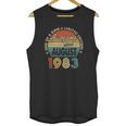 38 Years Old 38Th Birthday Men Awesome Since August 1983 Ver2 Unisex Tank Top