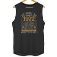 49Th Birthday Gift 49 Years Old Retro Vintage April 1972 Ver2 Unisex Tank Top