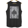 Ace Of Spades Card Gambling Poker Vintage Graphic Unisex Tank Top