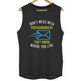 American Postal Worker Mailed It Mail Escort For Mailman Unisex Tank Top