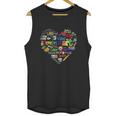 Artist Elements Of Art Heart Shape Colorful Painter Unisex Tank Top