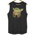 Baby Yoda Sunset Shirt Unisex Tank Top