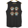 Beagle Funny Social Distancing Dog Gift Unisex Tank Top