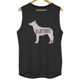 Belgian Malinois Dog Silhouette Unisex Tank Top