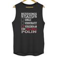 Beziehungs Status Polin Unisex Tank Top