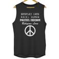 Birthplace Earth Race Human Religion Love Peace Unisex Tank Top