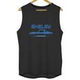 Blue 1966 Gt350 Shelby Mustang Unisex Tank Top