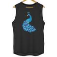 Blue Peacock Animal Peacock Unisex Tank Top