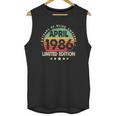 Born In April 1986 Vintage Limited Edition 35Th Birthday Unisex Tank Top