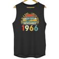 Born In November 1966 55Th Birthday Gift Retro 55 Years Old Unisex Tank Top