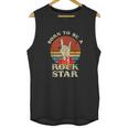 Born To Be Rock Star Hand Horns Vintage Retro Unisex Tank Top