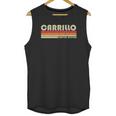 Carrillo Surname Funny Retro Vintage 80S Birthday Reunion Unisex Tank Top