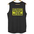 Caution Please Stay Back 6 Feet For Social Distancing Unisex Tank Top