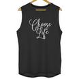 Choose Life Script Lettering Unisex Tank Top