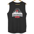 Cincinnati Red Mustache Unisex Tank Top