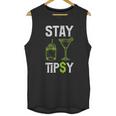 Cocktail Mixologist Barman Stay Tipsy Graphic Unisex Tank Top