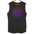 Cool Sacred Geometry Geometric Repeating Circles Trippy Yoga Unisex Tank Top