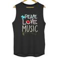 Cute Peace Love Music Hippie Hipster Festival Unisex Tank Top