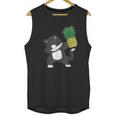 Dabbing Kitty Cat Pineapple Aloha Beach Hawaiian Dance Unisex Tank Top