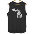 Detroit Michigan Motor City Midwest D Mitten Unisex Tank Top