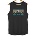 Detroit Michigan Vintage Mountains Unisex Tank Top