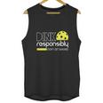 Dink Responsibly Funny Pickleball Unisex Tank Top