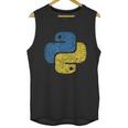 Distressed Python Logo For Engineers Unisex Tank Top